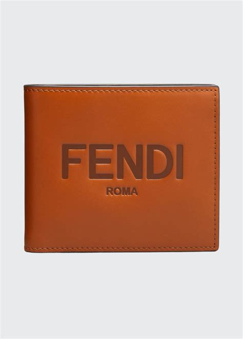 fendi colorblocked leather long wallet sales|fendi billfold wallet.